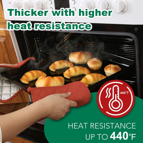 Joyhalo manoplas resistentes al calor de hasta 400 grados para hornos.