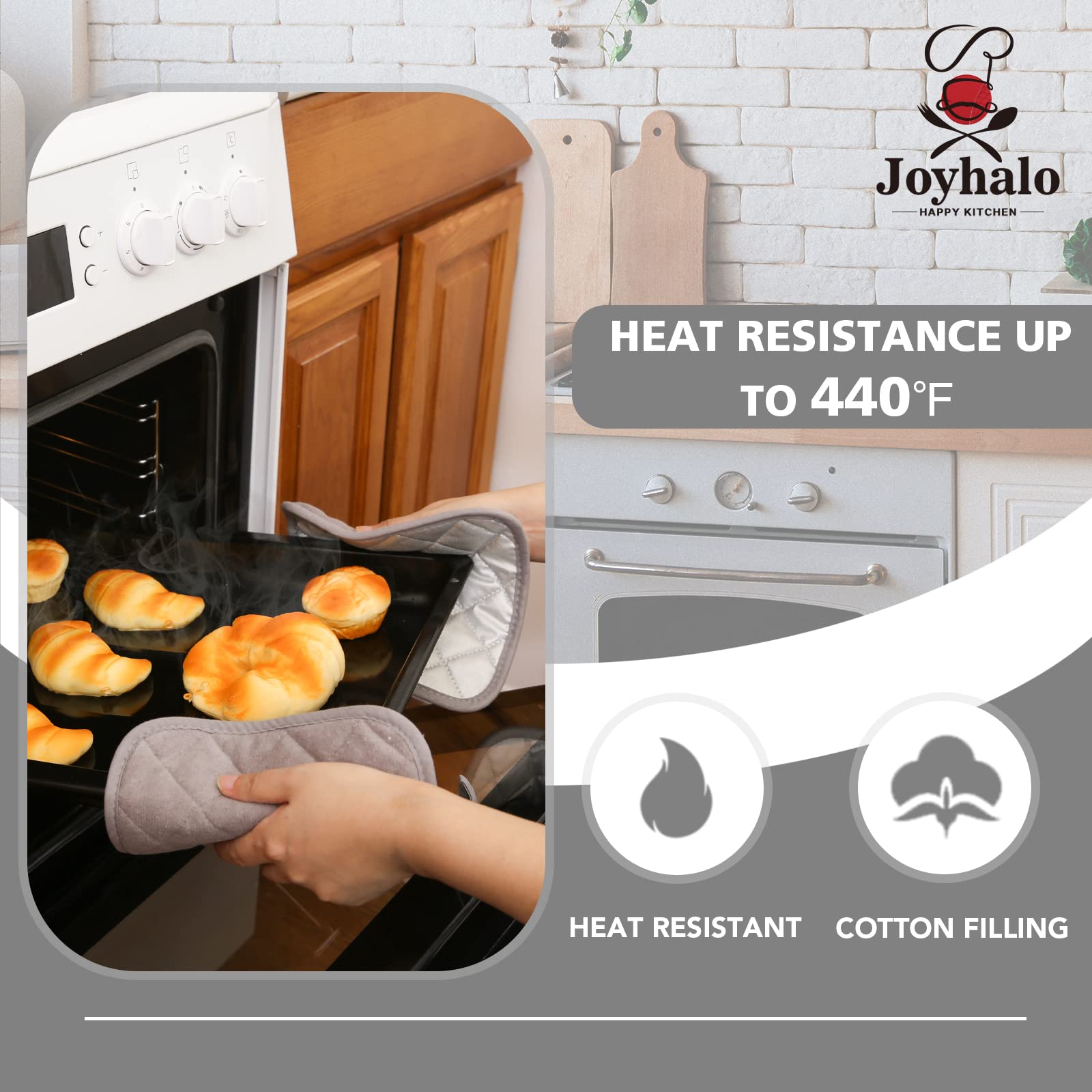 Joyhalo manoplas acolchadas: uso versátil en interior y exterior.