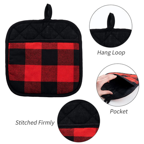 Joyhalo manoplas sujeción firme antideslizante para manejo seguro de cacerolas.
