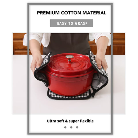 JoyHalo manoplas de cocina para uso interior y exterior