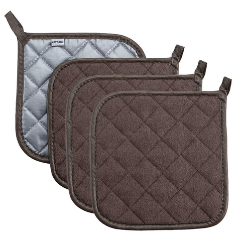 Joyhalo manoplas de horno 4-paquetes para manejo seguro de ollas calientes