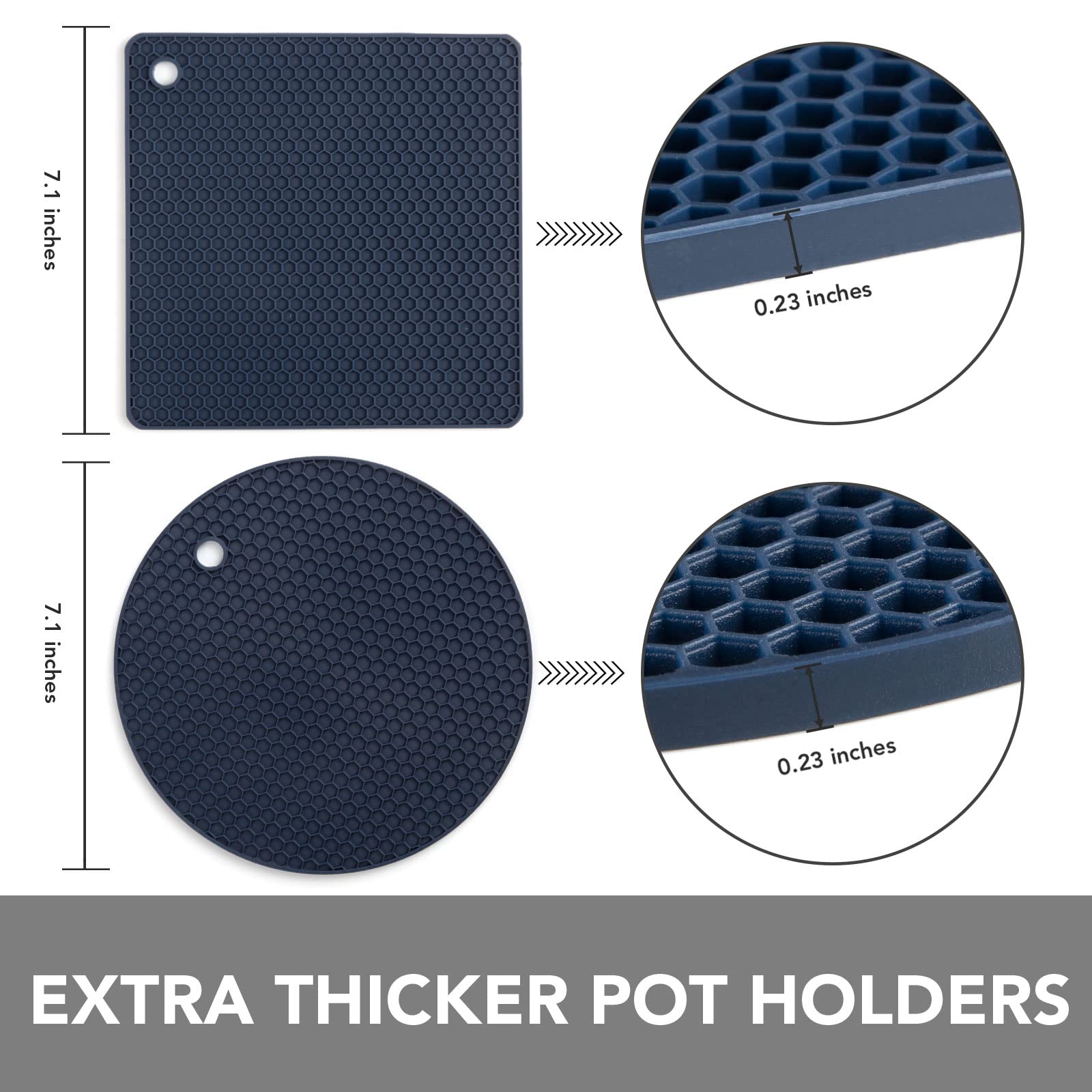 Joyhalo trivet panal cuadrado protege superficies de calor
