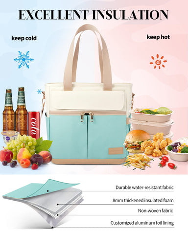 JOYHILL bolsa de almuerzo capacidad 16.2 litros para comidas completas