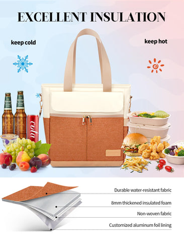 JOYHILL bolsa-almuerzo de 16 L para comidas y bebidas.