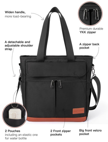 JOYHILL bolsa de almuerzo interior con aislamiento para mantener la comida fresca.