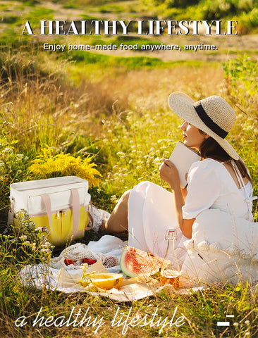 JOYHILL bolsa de almuerzo verde aguacate perfecta para picnic y camping.