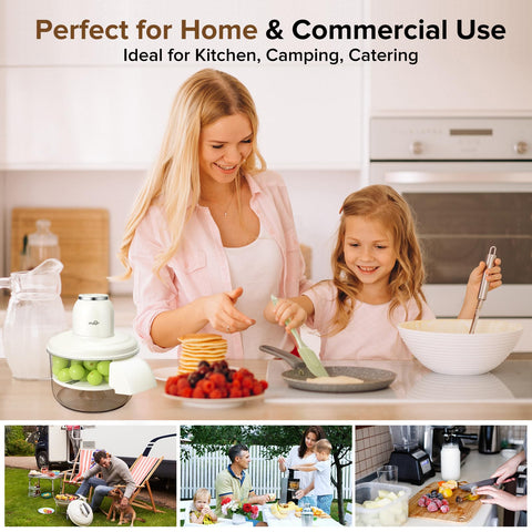 JOYHILL uso en cocina: ayuda eficiente para toppings y aperitivos.