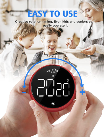 JOYHILL temporizador de cocina con rueda de ajuste para configurar el tiempo