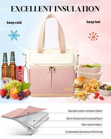 JOYHILL Uso-trabajo-picnic, perfecta para almuerzo diario y salidas al aire libre.