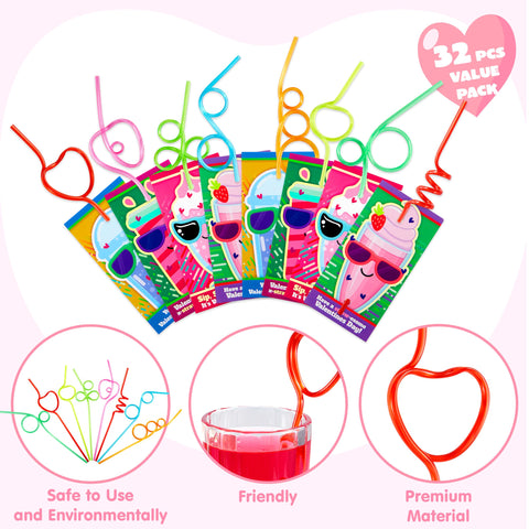 Conjunto JOYIN de pajitas para clase y regalos, opción divertida para actividades.