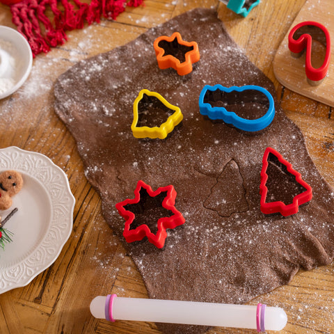 JOYIN cortadores: arbol navidad, crea figuras festivas para la mesa.