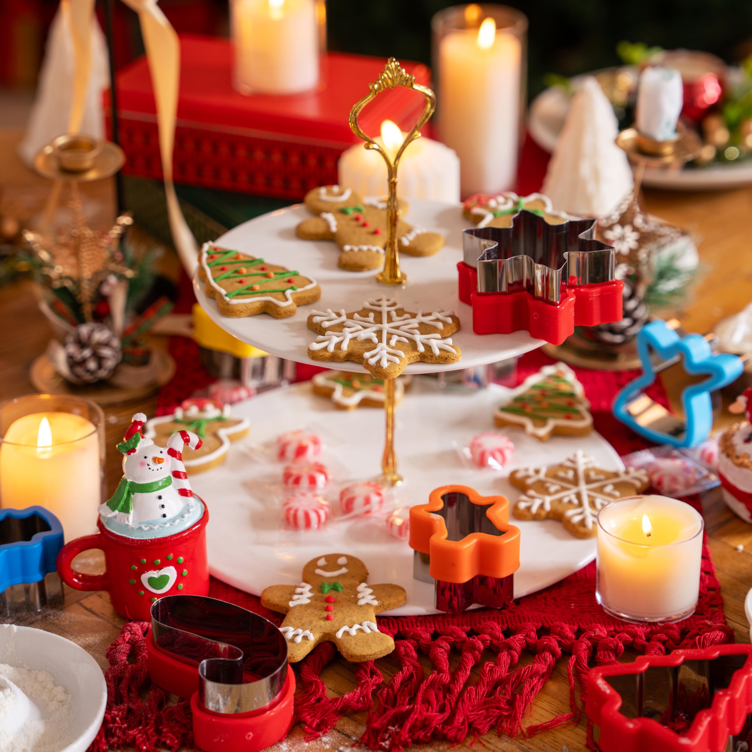 JOYIN cortadores: copo de nieve, crea motivos brillantes.