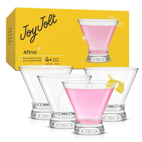 JoyJolt Afina base pesada que ofrece mayor estabilidad en la mesa.