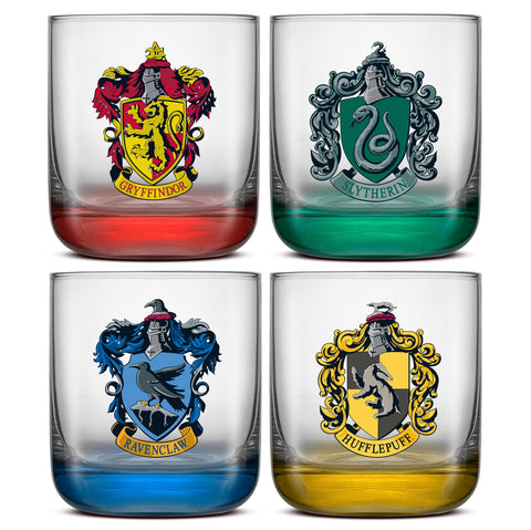 Vaso JoyJolt con escudo Gryffindor, ideal para agua y bebidas frías.