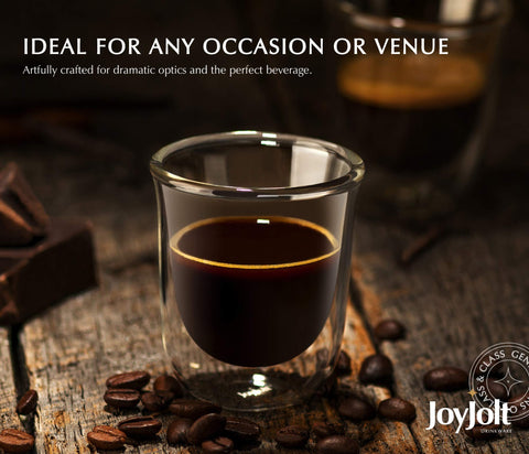 Diseño compacto JoyJolt Javaah, ideal para presentar en la mesa