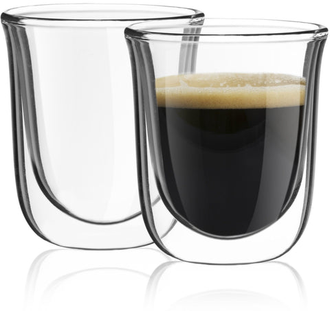 Vaso expreso JoyJolt Javaah con doble pared mantiene el calor sin quemar