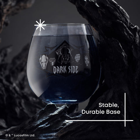 Vaso JoyJolt Lado Oscuro con Darth Maul, acabado claro y duradero