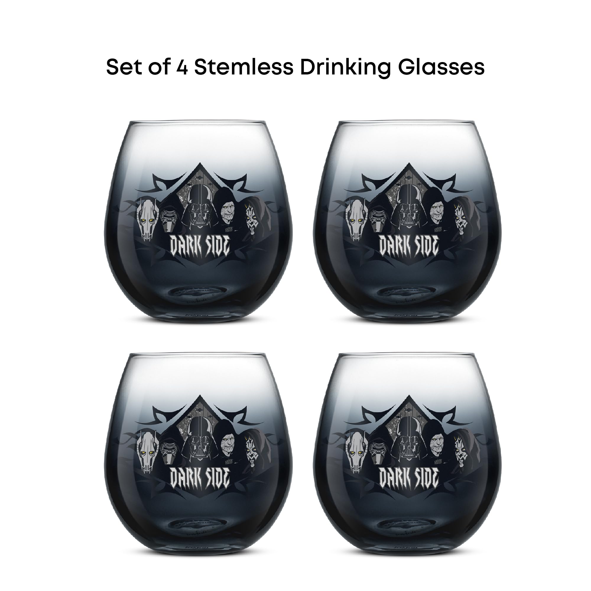 Vaso JoyJolt Lado Oscuro con Darth Vader, perfecto para reuniones