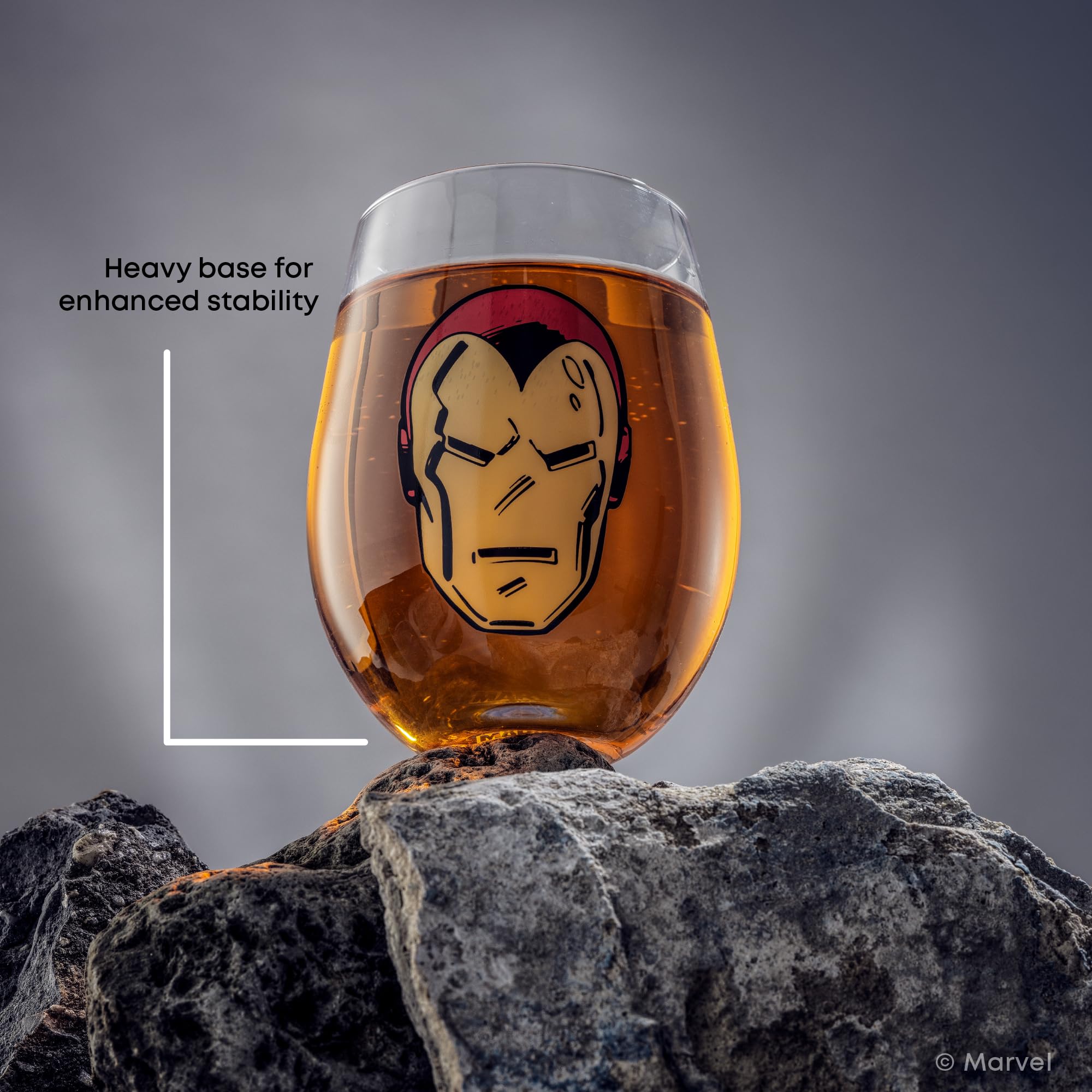 Vaso JoyJolt Marvel Heroes Spiderman detalle de ilustración, ideal para reuniones.