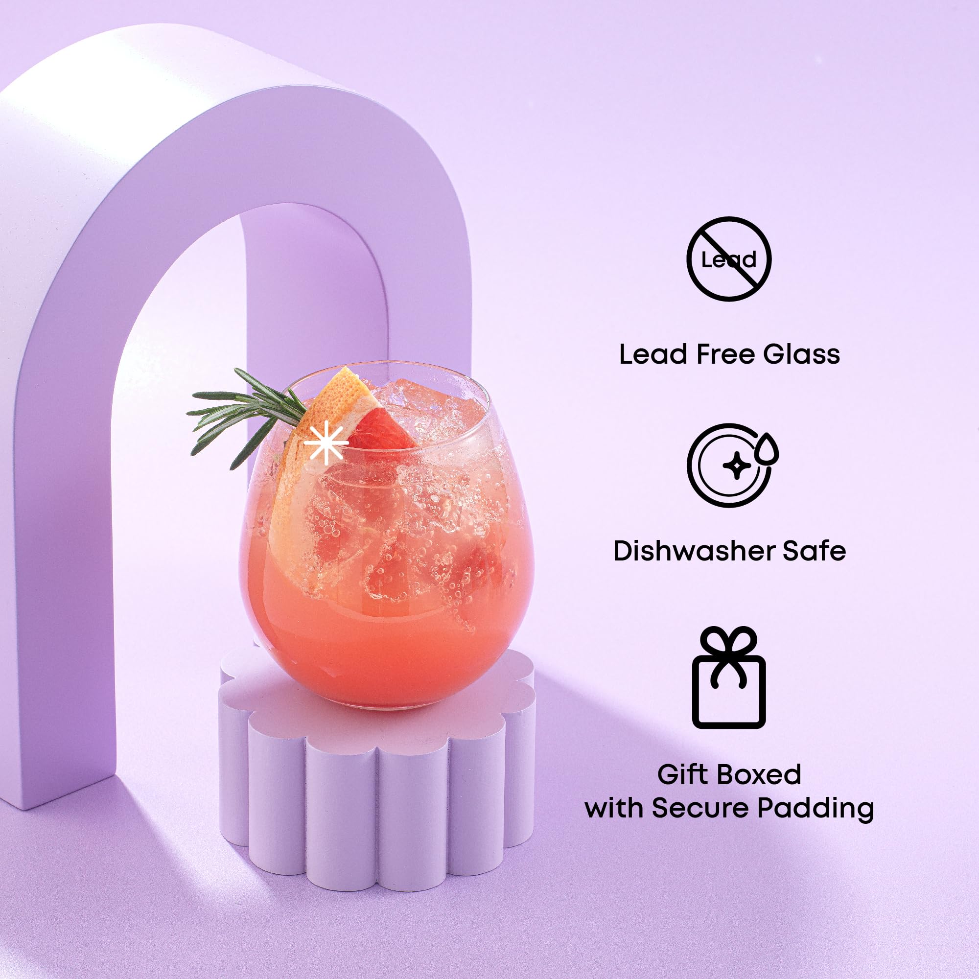 JoyJolt Spirits apto lavavajillas para limpieza sencilla.