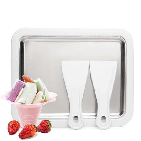 JoyMech placa fría en uso para helados caseros y fáciles