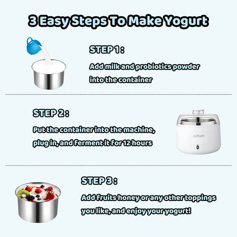 JoyMech Yogur griego casero con textura cremosa para desayunos.
