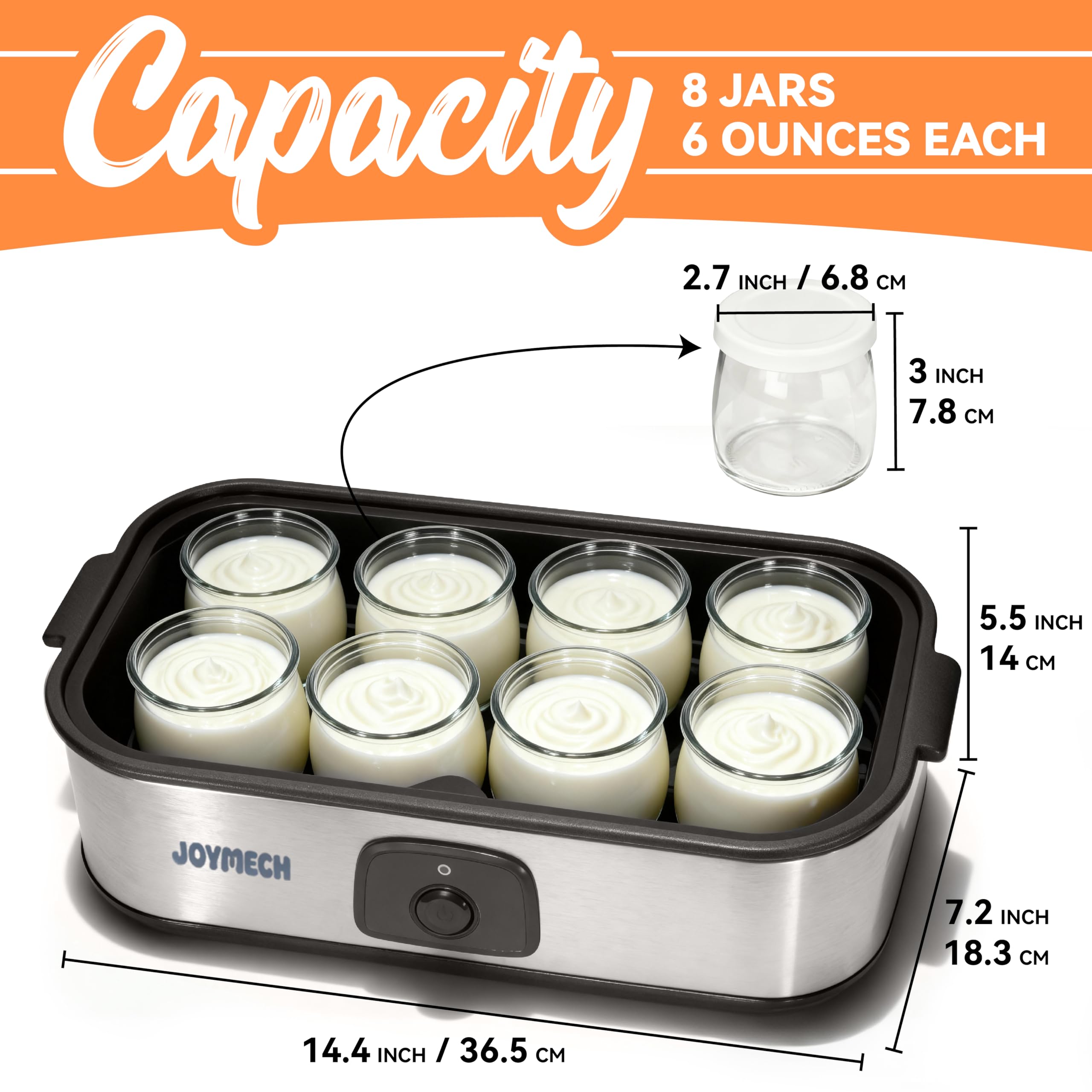 JoyMech Yogurtera materiales aptos para alimentos y seguridad