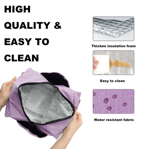 Joymee bolsa resistente con asas acolchadas para transporte cómodo.