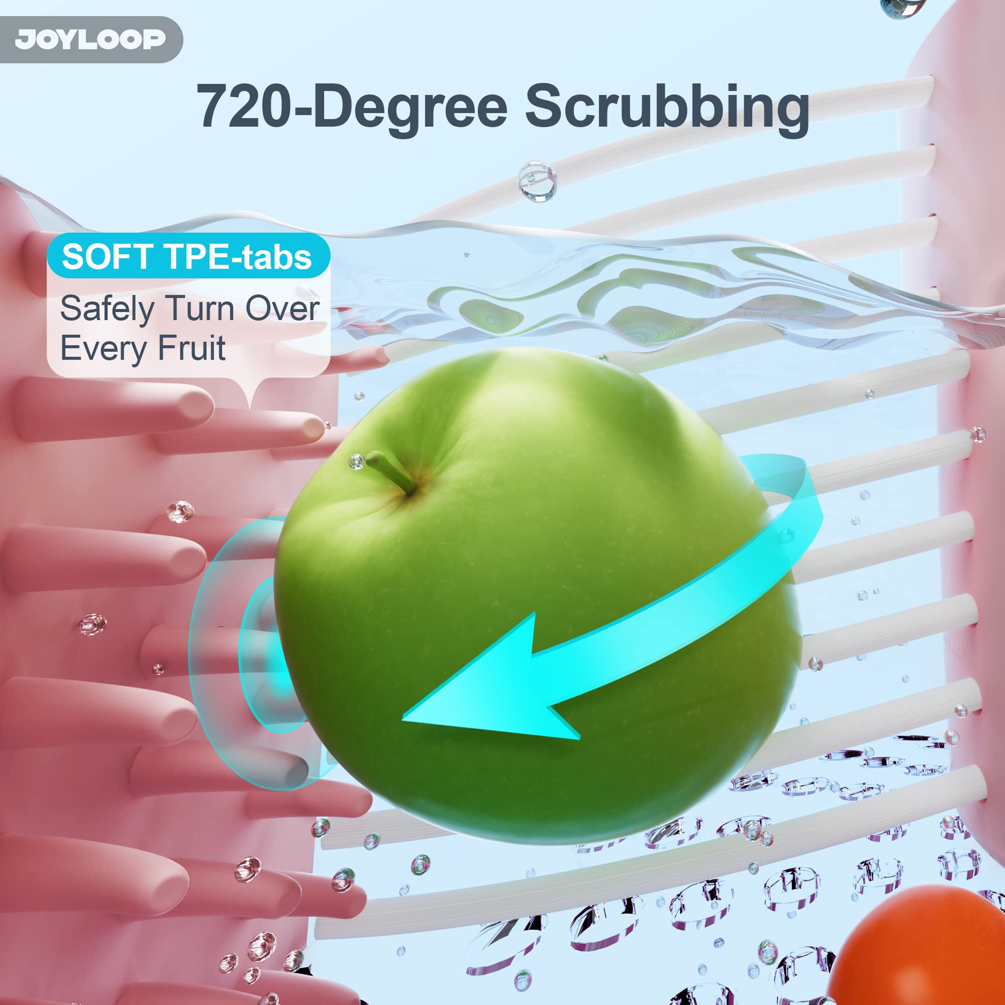 JOYLOOP de JOYMOOP, cuenco de lavado de frutas, facilita drenaje y preparación