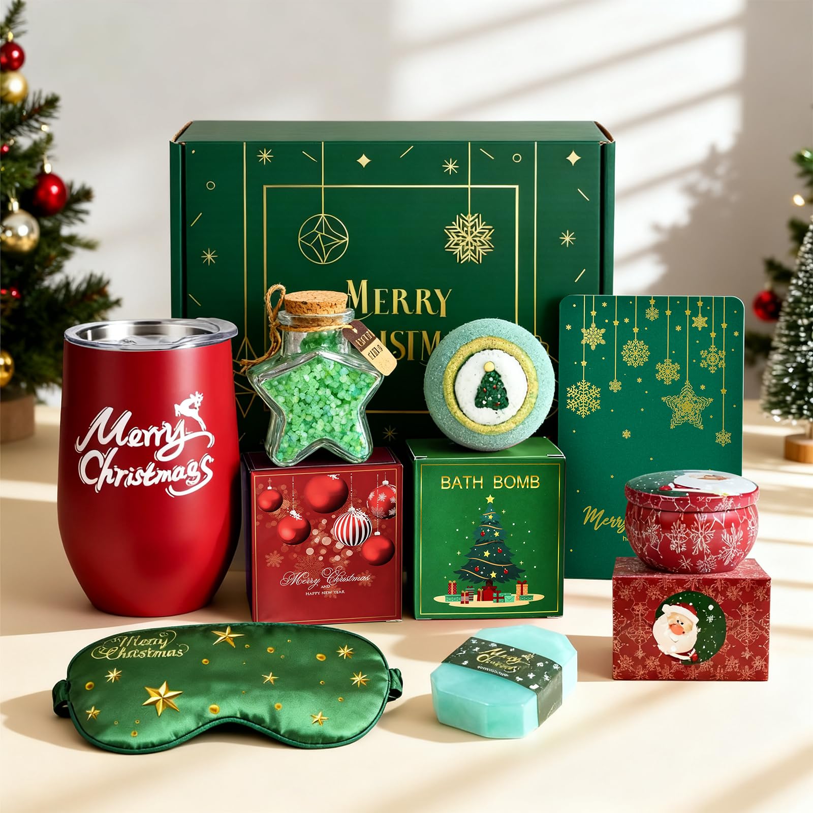 Termo aislado JOYOFUN para Navidad mantiene bebidas calientes