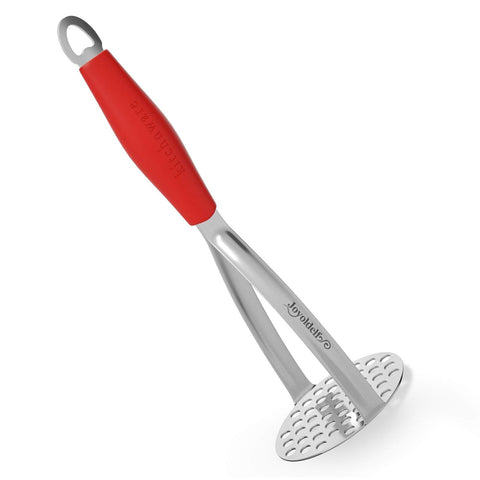 Joyoldelf amasador de papas, acero inoxidable, diseño resistente para puré perfecto.