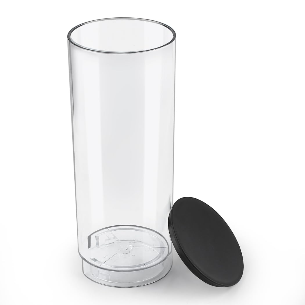 Joyparts depósito de agua para Vertuo Plus Deluxe, tapa negra destacada, sellado seguro.