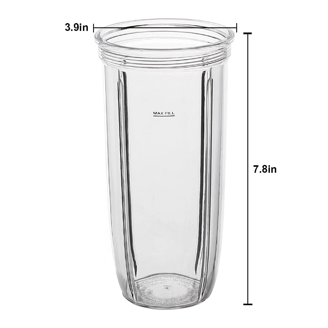 Joyparts vaso de plástico grado alimentario, ligero y fácil de limpiar.