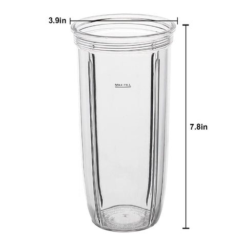 Joyparts vaso de plástico grado alimentario, ligero y fácil de limpiar.