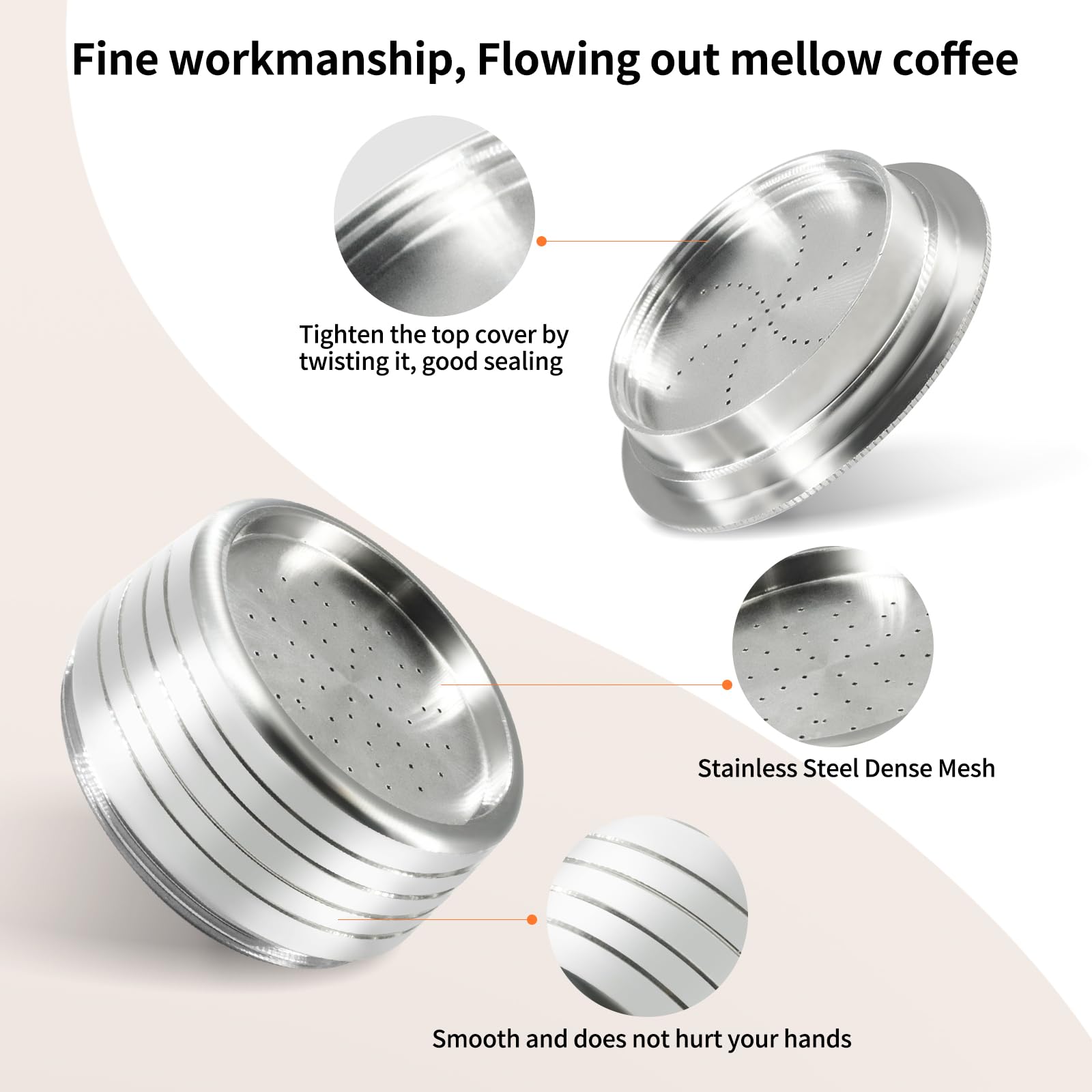 Cápsulas JOYSOG para Lavazza Blue, aroma intenso al apretar, ideal para experiencias de café personalizadas.