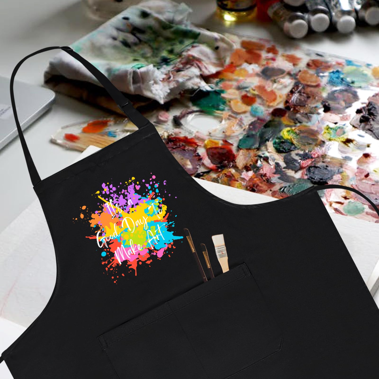 Delantal regalo Jpayxese para artistas, ideal para docentes y estudiantes