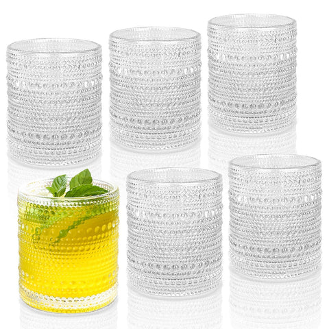 Copas JPPSUJJ con relieve y burbujas, agarre cómodo para cócteles.