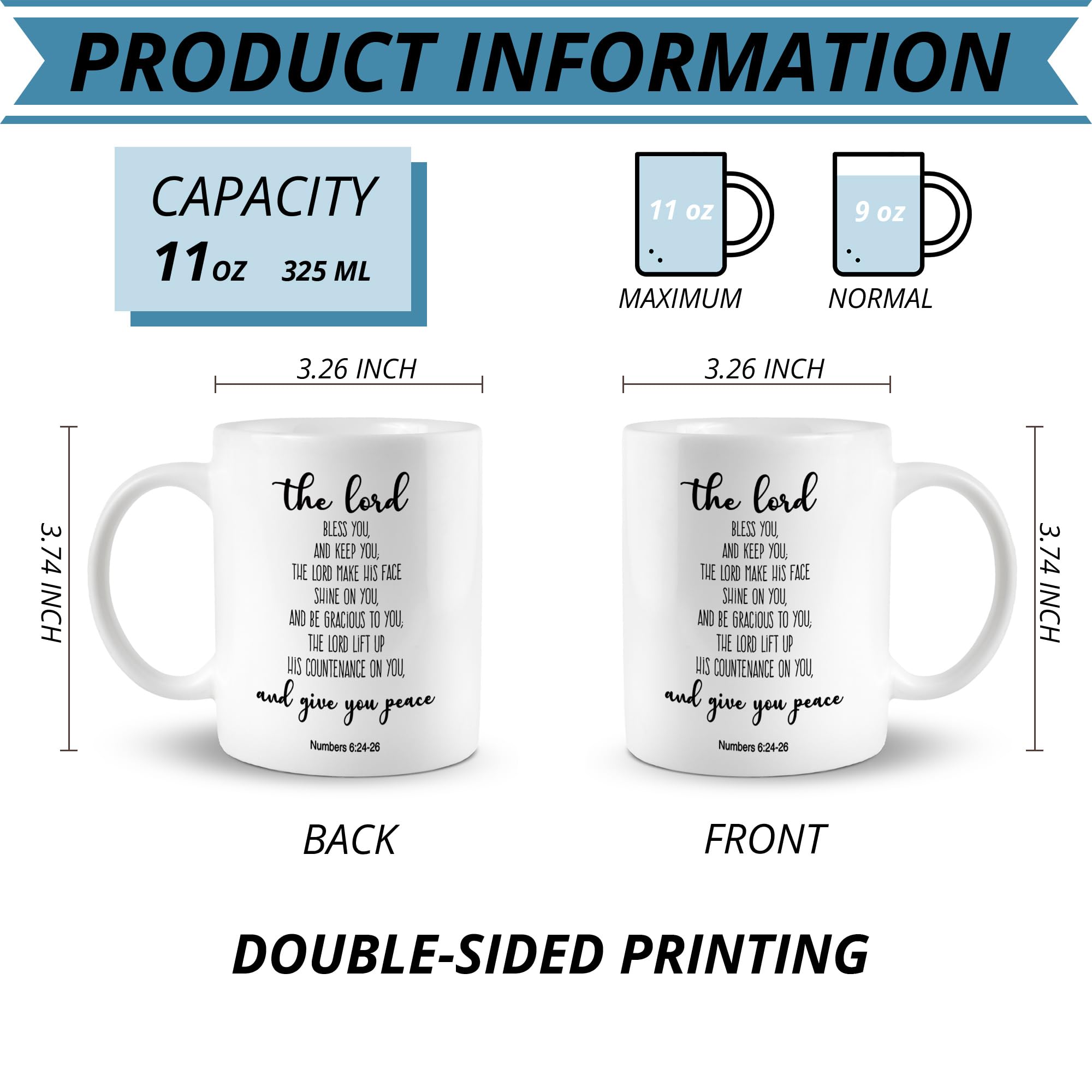 Taza JRTW ideal para hogar u oficina, combina estilo y funcionalidad.