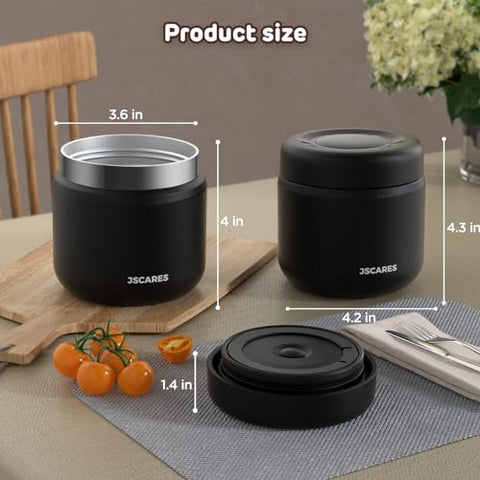 JSCARES termo BPA libre garantiza seguridad al consumir alimentos para niños.