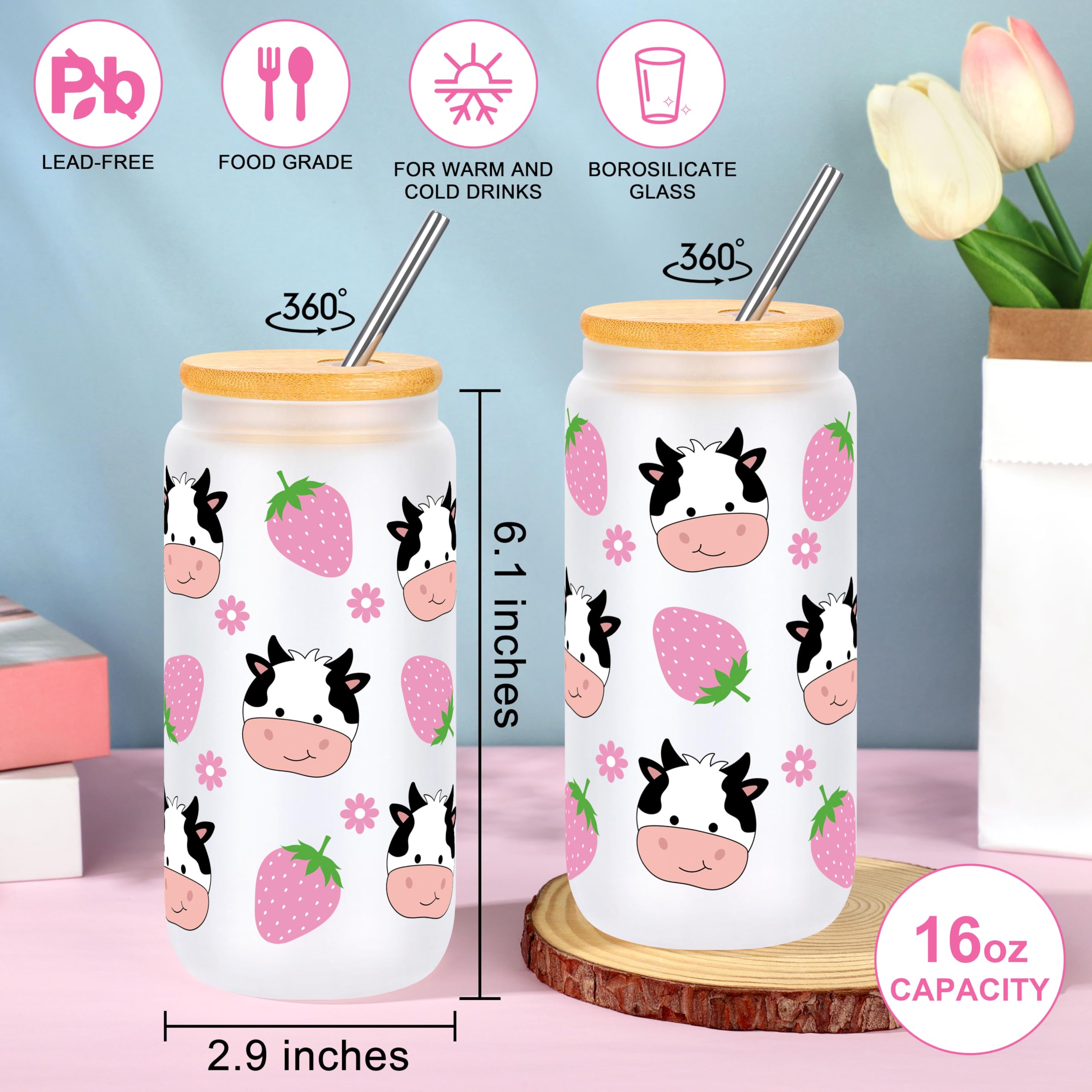 JSENGIFT Calcetines vaca, suaves y divertidos para regalar o usar