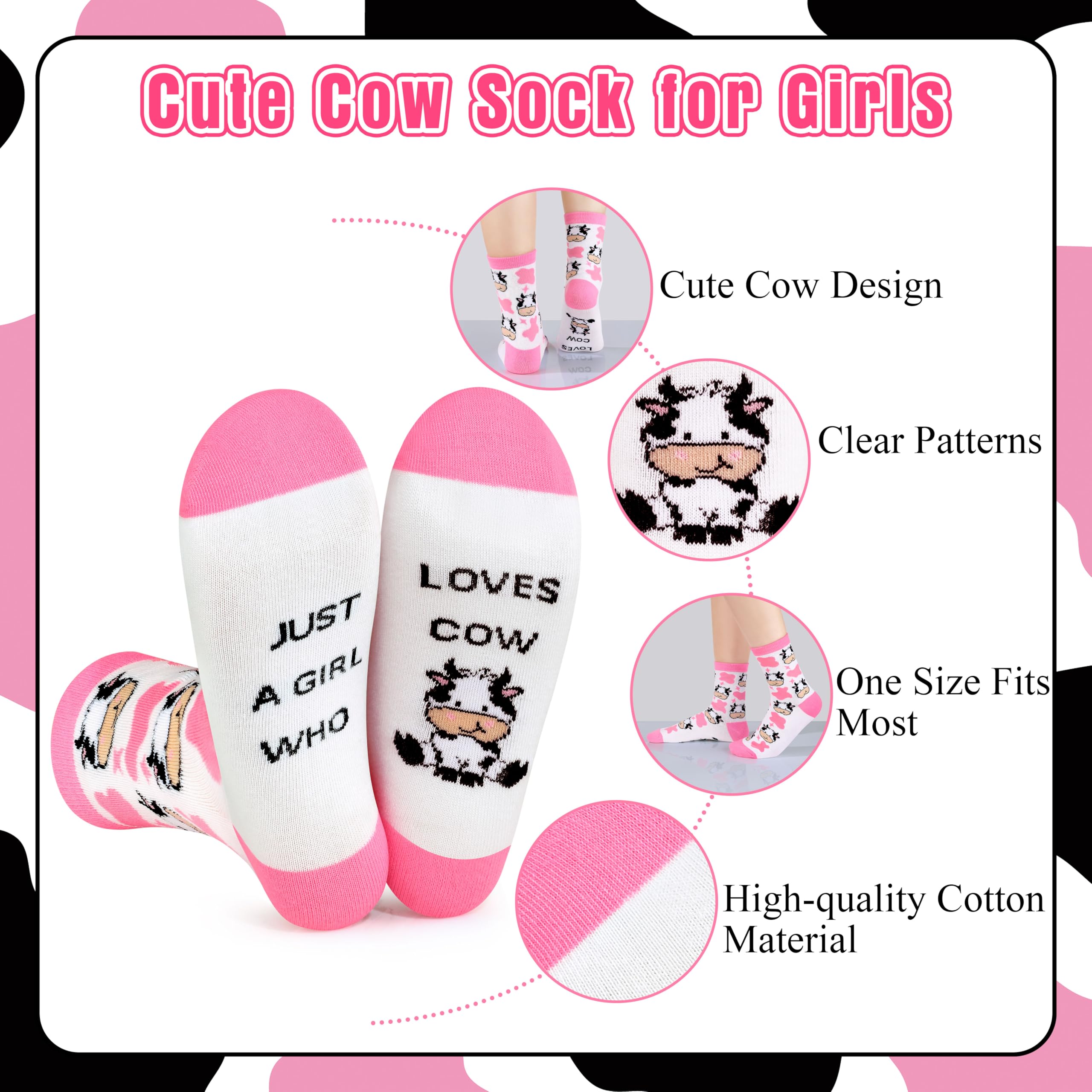 JSENGIFT Pegatinas vaca, ideales para decorar cuadernos y regalos