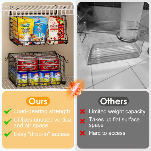 Kit de 3 cestas para usos multipropósito en casa