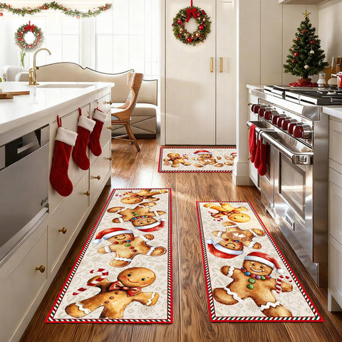 Alfombra JSVSLTD decoración navideña para cocinas y zonas de paso