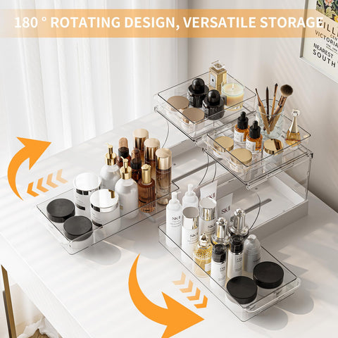 Jsyrjing organizador despensa multifuncional, ideal para especias, botellas y utensilios.