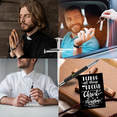 Llavero JTAMOHI con diseño cristiano y utilidad diaria.
