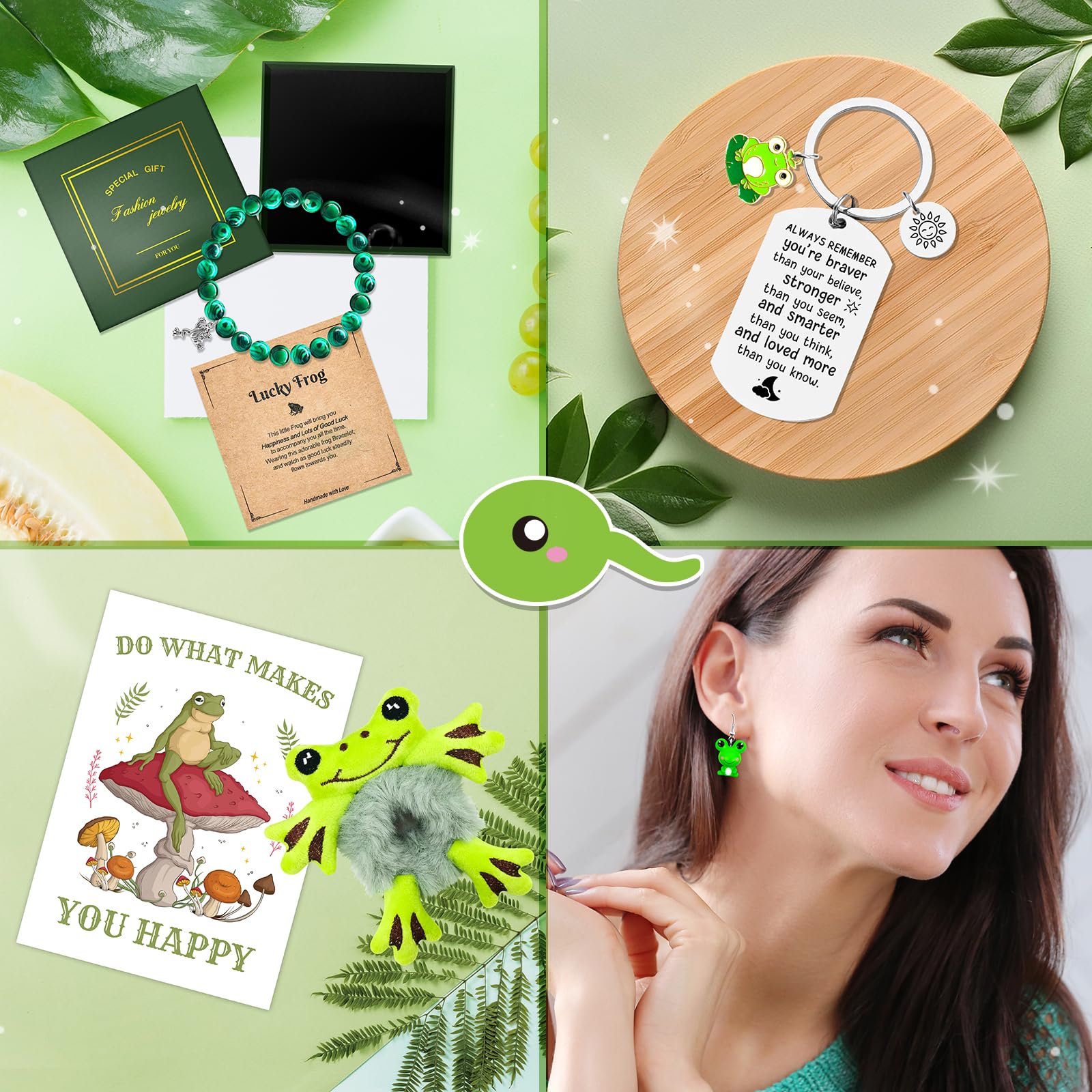 Pulsera rana JTAMOHI elegante para combinar con cualquier look.