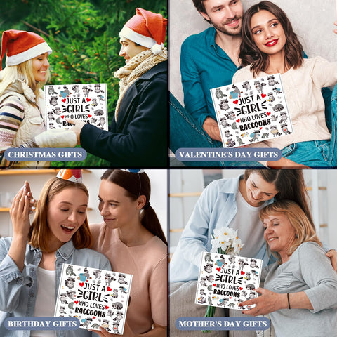 Stickers mapache JTAMOHI, set de adhesivos para decorar cuadernos y regalos