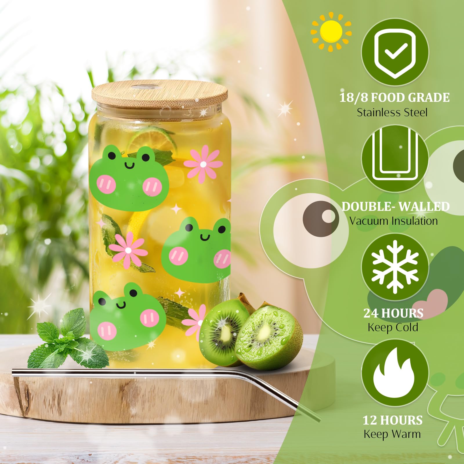 JTAMOHI vela aromática rana, crea ambiente relajante en casa.