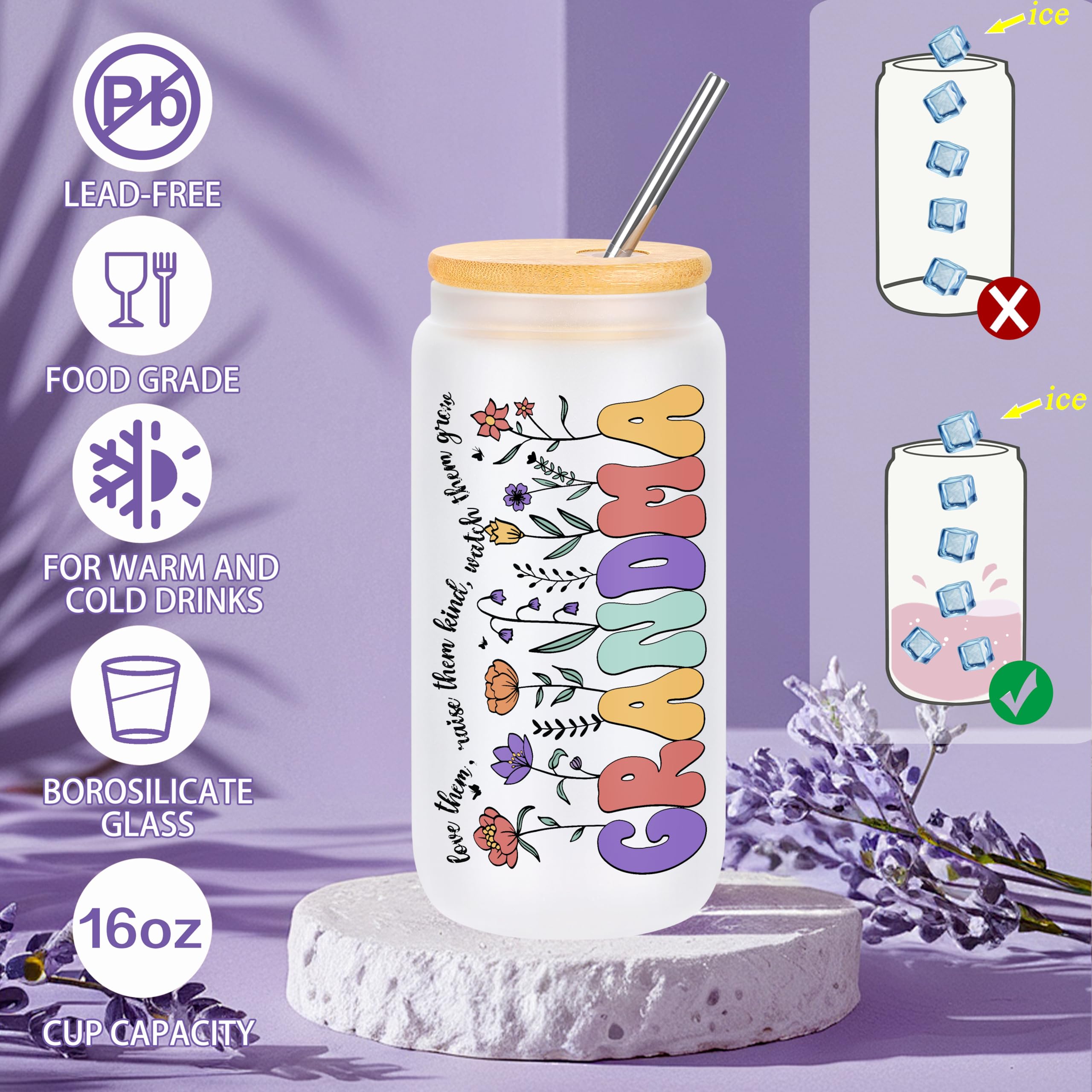 Vela de lavanda morada JTENGTOP para un ambiente sereno