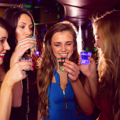 Vaso JTWKING con destellos para crear ambiente festivo